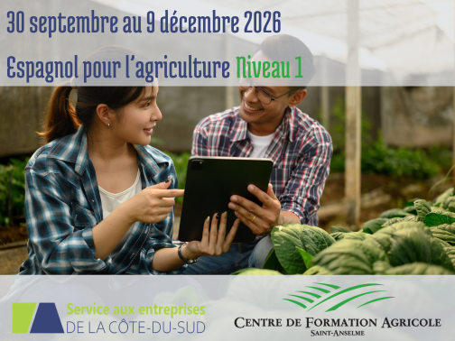 Espagnol pour l&rsquo;agriculture niveau 1
