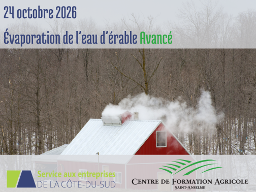 Évaporation de l’eau d’érable – AVANCÉ