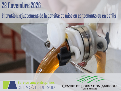 Sirop d&rsquo;érable : Filtration, ajustement de la densité et mise en contenants ou en barils