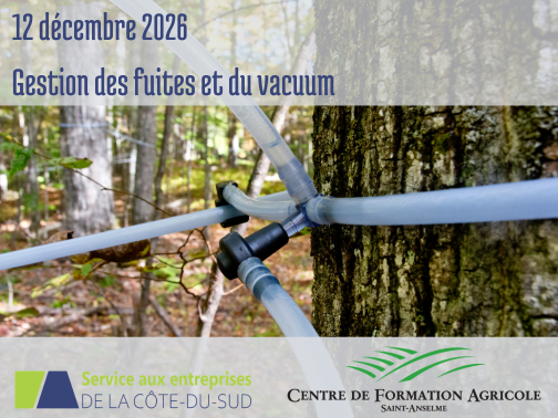 Gestion des fuites et du vacuum