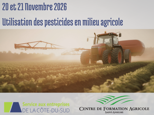 Utilisation des pesticides en milieu agricole